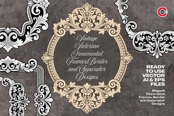 Download Vintage Classic Ornamental Frames Border - Classic Collection