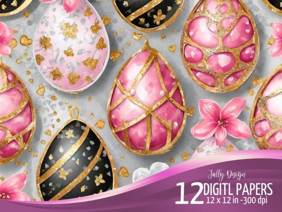 Download Luxurious Easter Eggs Pattern Collection - Luxurious Collection