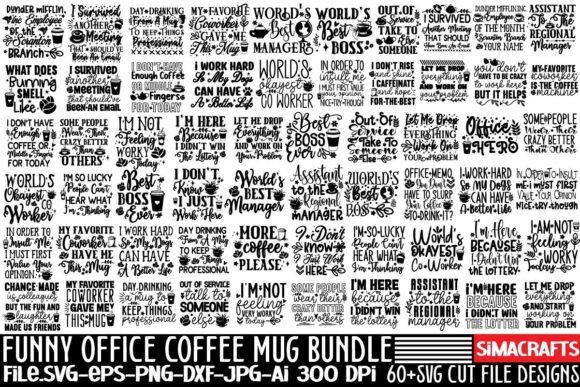 Download Funny Office Coffee Mug SVG Bundle - Premium Resources