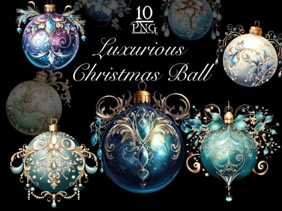 Download Ornate Luxurious Christmas Ball Clipart - Premium Resources